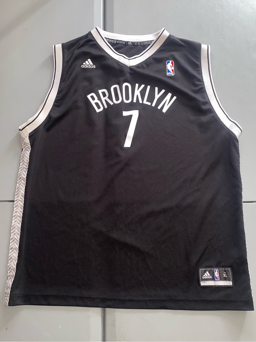 Joe Johnson Adidas NBA Brooklyn Nets Away Black Swingman Jersey XL(18-20)